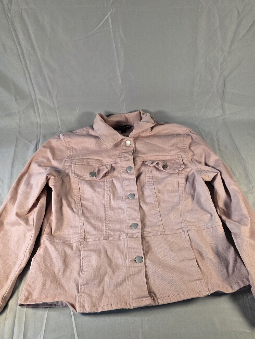 Baccini Light Pink Denim Jacket